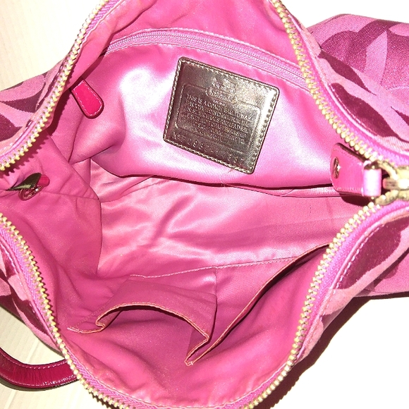 Beautiful COACH Madison OP Art Sateen "HAILEY" Convertible Satchel Crossbody Bag - Picture 7 of 16